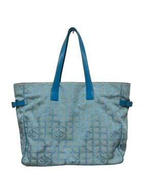 Chanel New Travel Line Tote Bag TGM Blue
